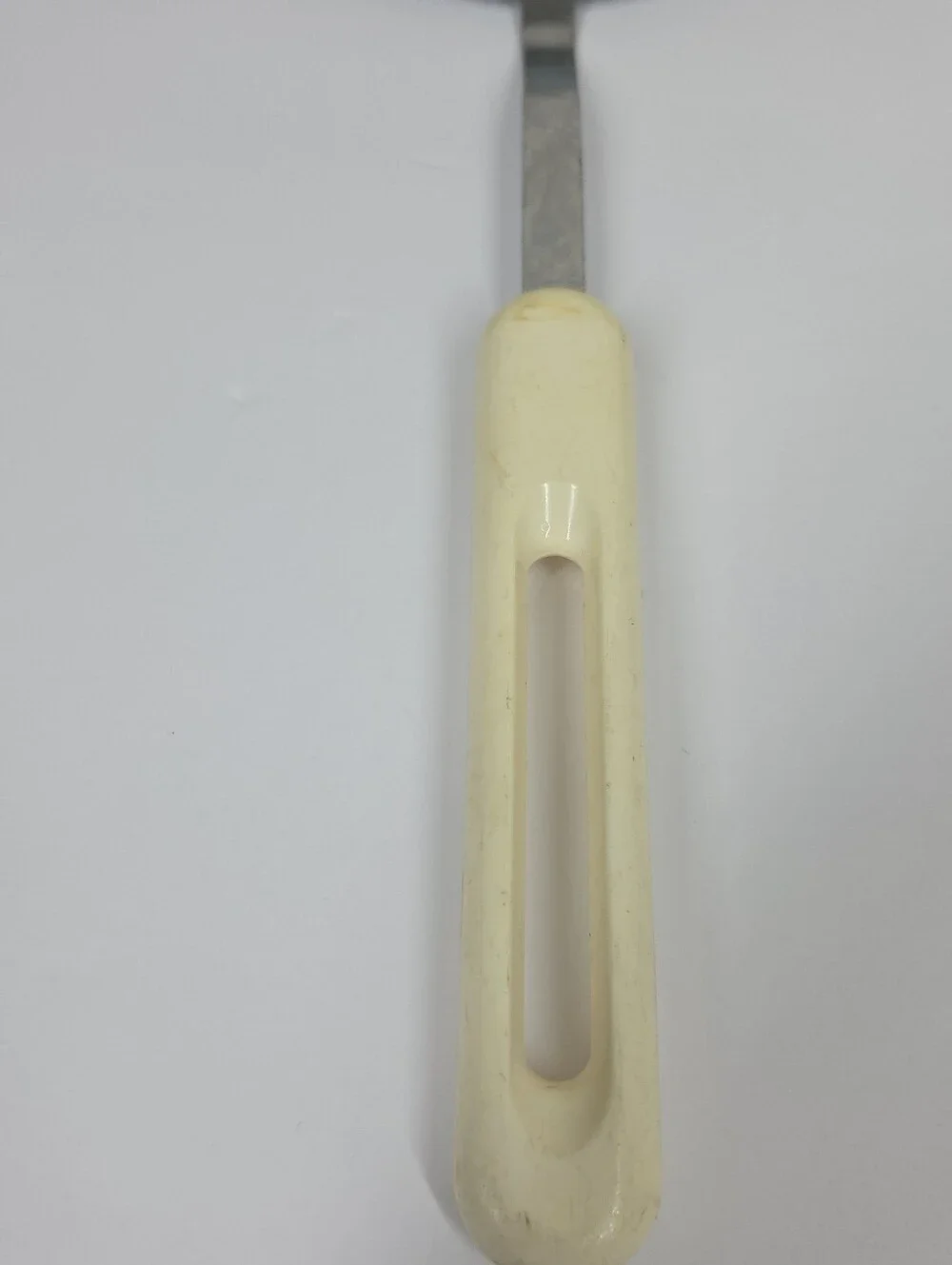 Vtg Bonny Nylon Round Wide Slotted Spatula Turner Flipper Blue Plastic